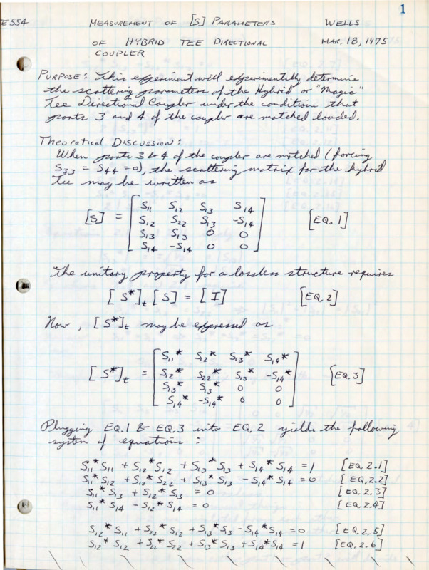 Graph notebook paper with handwritten notes and graphs in black ink about electrical engineering.