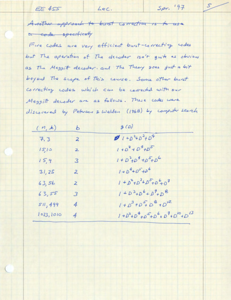 Graph notebook paper with handwritten charts and notes in blue ink about electrical engineering.