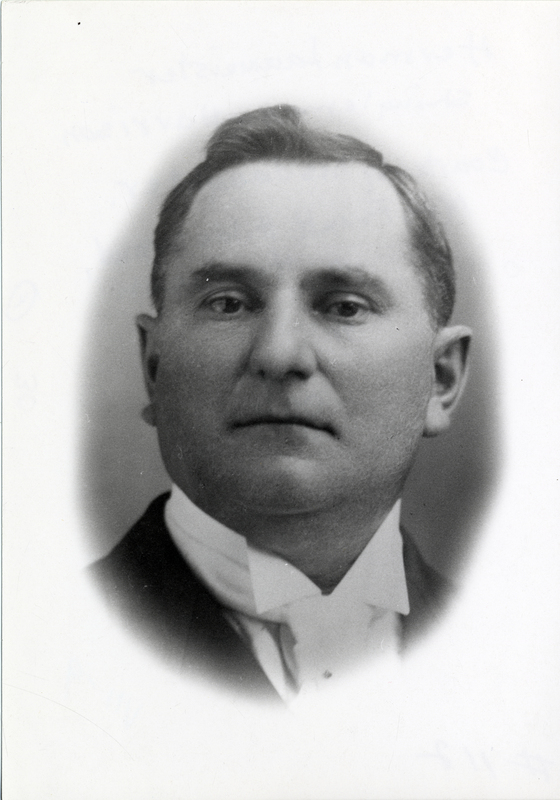 Herman Laumeister was one of the principal shingle and lumber mill operators (shingle mills at Harrison and Coeur d'Alene and a sawmill near Murray, Idaho during the period 1893-1930. Courtesy of his daughter Mrs. Frank Hildebrand Harrison, Idaho.