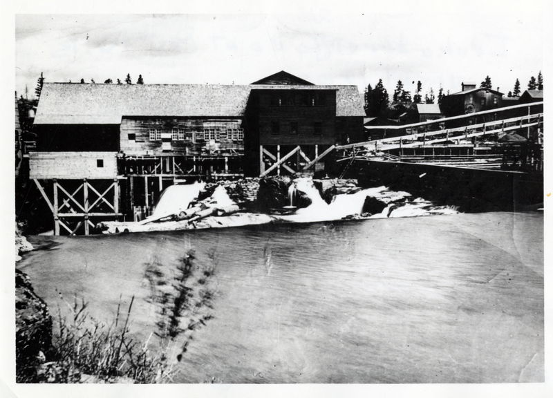 A view of Idaho Lumber and Manufacturing Company sawmill located in Post Falls, Idaho. Courtesy Curtis Whitaker, Post Falls, Idaho.