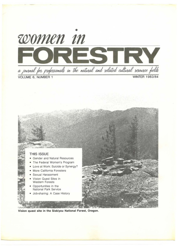 Women in Forestry Journal Vol. 6 No. 1