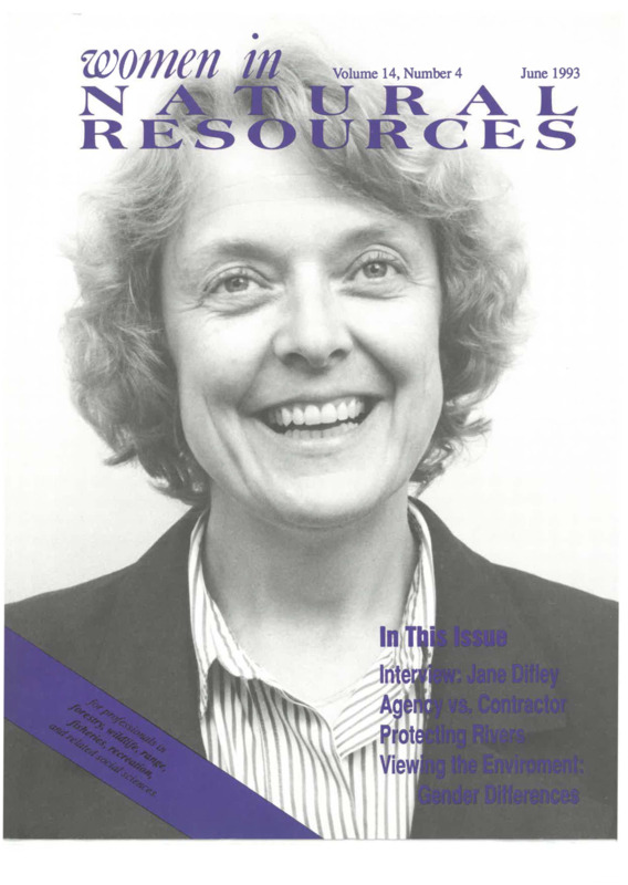 Subjects include interview with Jane Difley, agency vs. contractor, protecting rivers, and gender. 