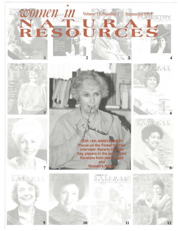 15th Anniversary Edition, Focus on Forest Service, Interview with Beverly Holmes, Women's Rights