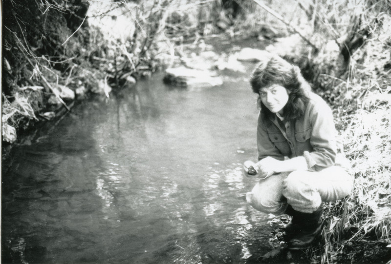 Photograph used in the biography of Gretchen Sausen (Ranger), taken by Ronald Bonar (Forester)