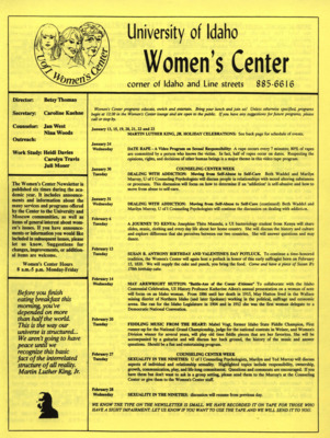 Women's Center January/February 1990