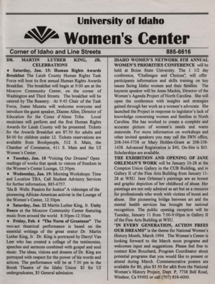 Women's Center January/February 1994