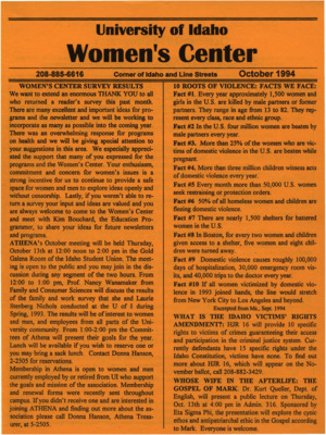 Women's Center October 1994