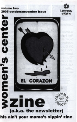 Women's Center Zine (a.k.a. The Newsletter) Volume Two 2005 October/November Issue