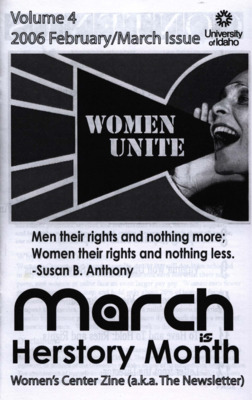 March is Herstory Month: Women's Center Zine (a.k.a. The Newsletter) Volume 4 2006 February/March Issue
